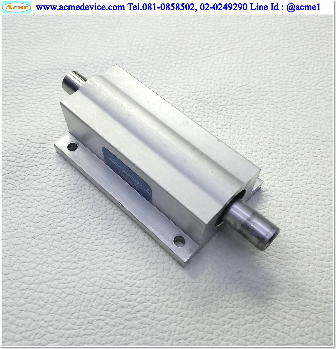 Linear Bushing and Shafts Thomson รุ่น TWN6, เพลาโต 0.375 นิ้ว, ยาว 102 มม.
