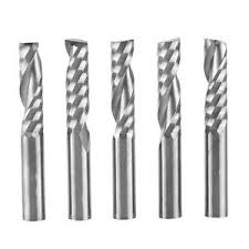 ดอกกัดฟันเดียว 6.0 mm ฟันยาว : เกลียวขวา Up cut Single Flute Spiral Carbide End Mill CNC Cutter Tool 6x25x6x50 mm