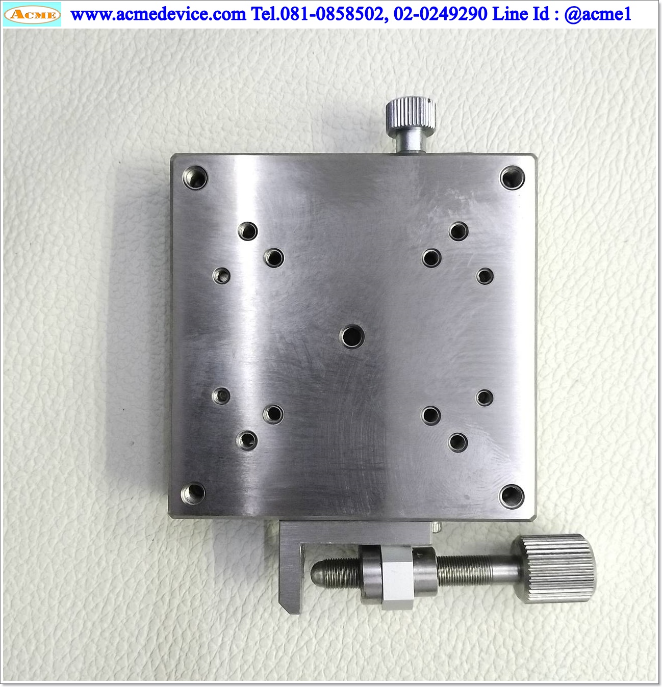 Linear Stage รุ่น S-AH, ขนาด 70 x 70 mm.,Stroke 20 mm.