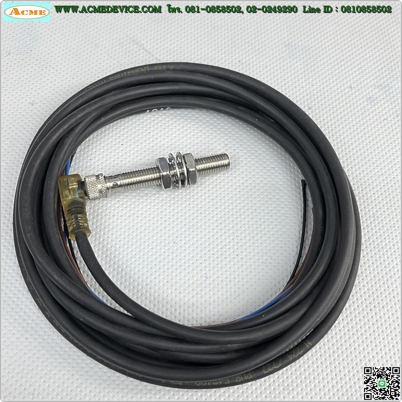 Proximity Balluff รุ่น BES 516-377-S49-C, M8, ระยะ 1.5mm, PNP, NC, Shielded, Inductive