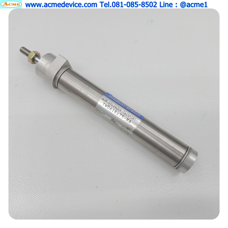 Air Cylinder Koganei รุ่น TWDA16x75-RA, Bore 16 mm., Store 75 mm.