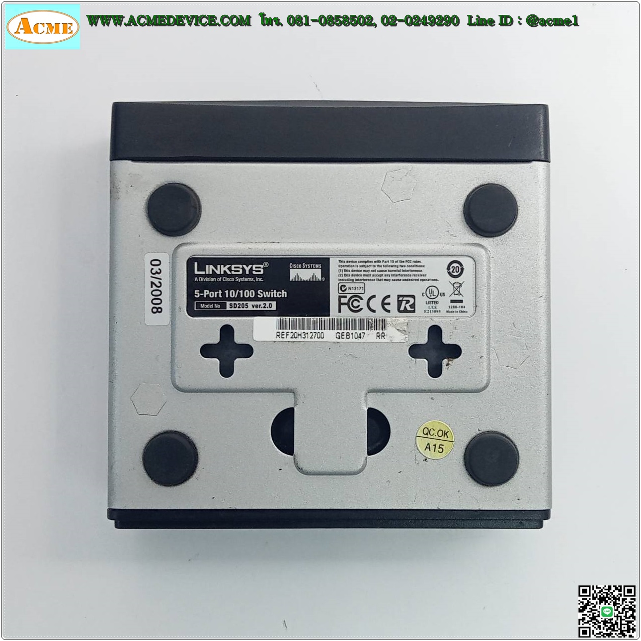 Industrial Hub Cisco รุ่น SD205, 5-Port 10/100