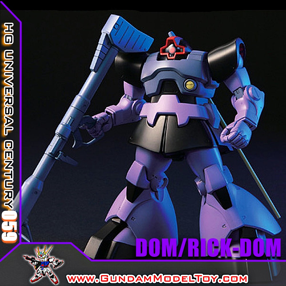 BANDAI HG 1/144 DOM/RICK-DOM ดอม/ริค-ดอม โมเดล กันดั้ม กันพลา PS TOYLAND HGUC