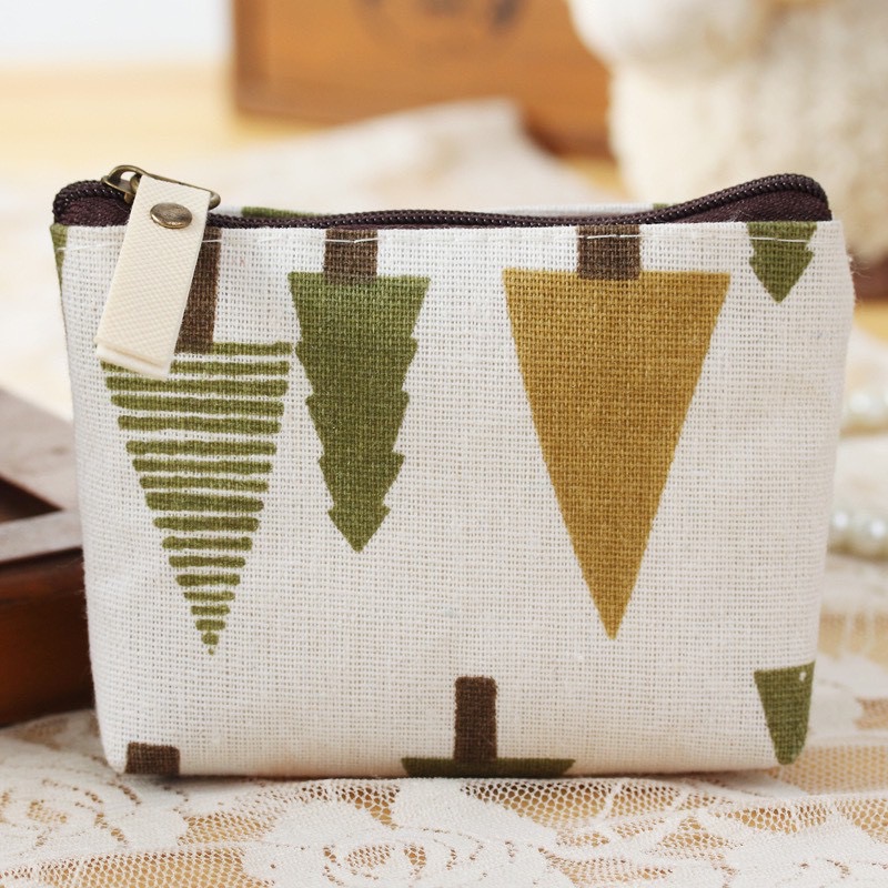 (สินค้าสำหรับเพิ่มยอดให้ถึงขั้นต่ำ) กระเป๋าผ้าใส่บัตรใส่เหรียญใบเล็ก 3ใบ ราคา 25