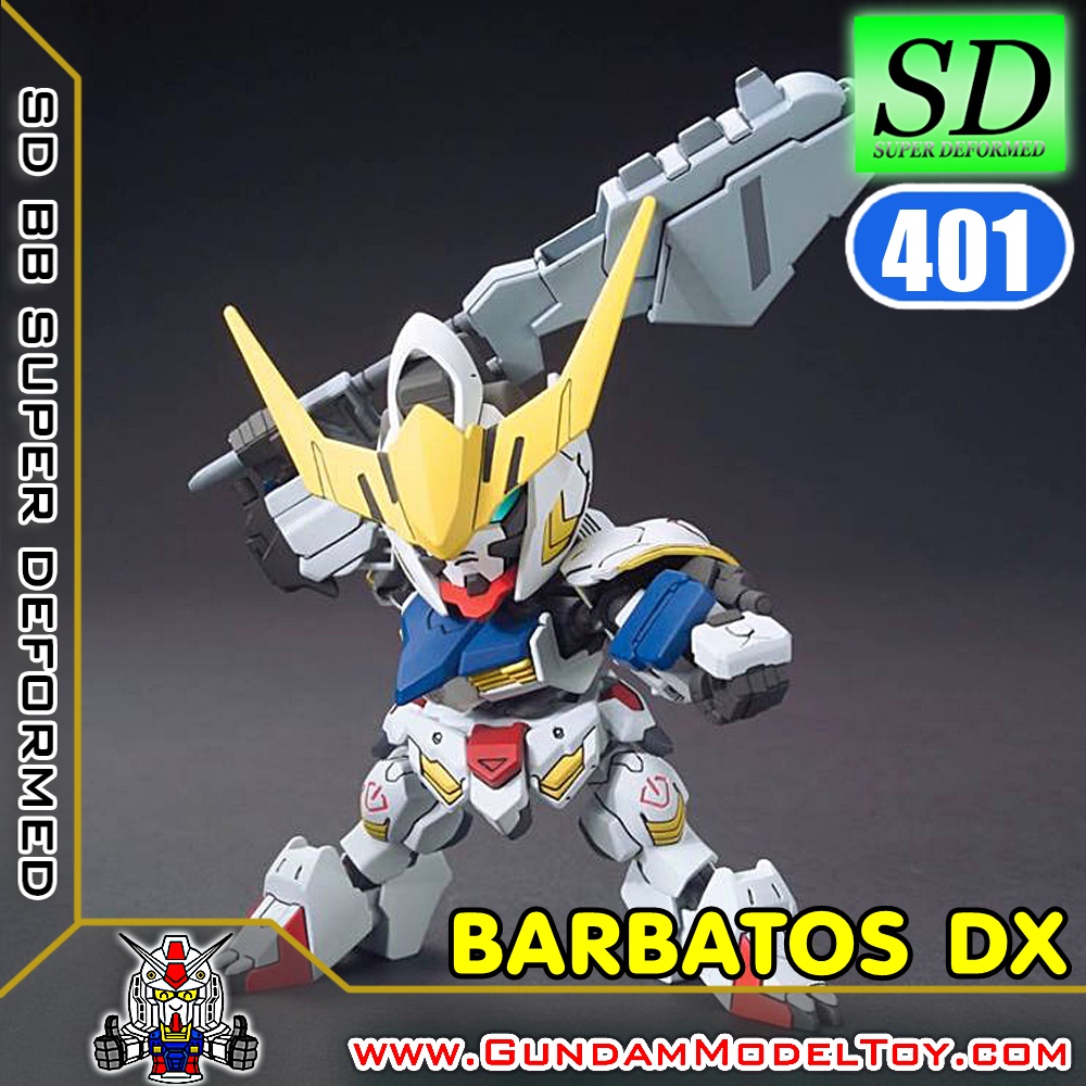 SD BB401 GUNDAM BARBATOS DX กันดั้ม บาร์บาทอส DX