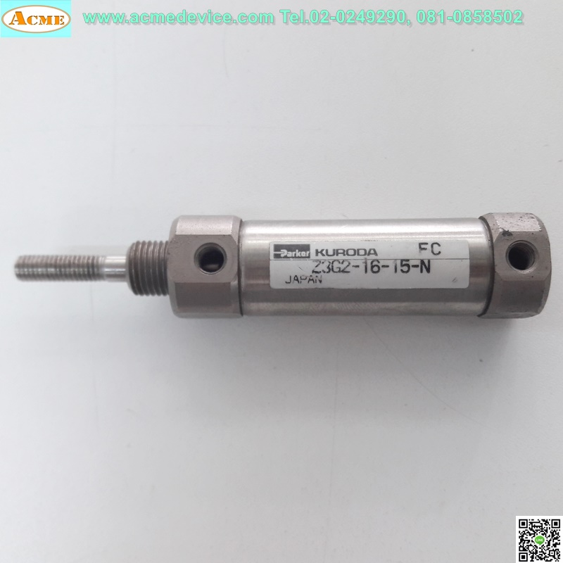 Air Cylinder kuroda Parker รุ่น Z3G2-16-15-N, Bore 16 mm., Stoke 15 mm.