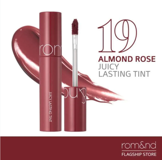 ลิปทินท์โรแมนด์ Romand Juicy Lasting Tint สี19 Almond Rose