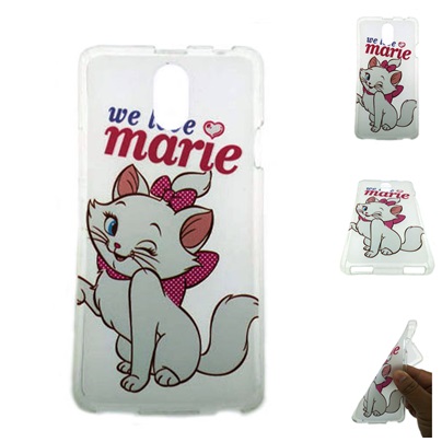 เคสฝาหลัง LENOVO Vibe P1m ซิลิโคนใสแท้ ลายแมว marie