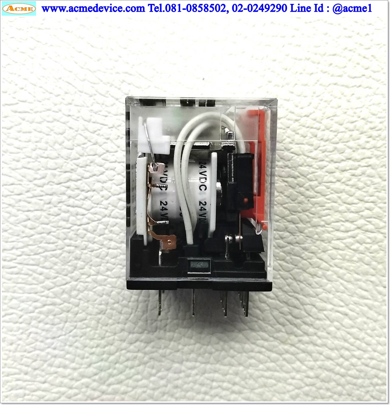 Relay Omron รุ่น MY2N-GS, Coil 24VDC + Socket