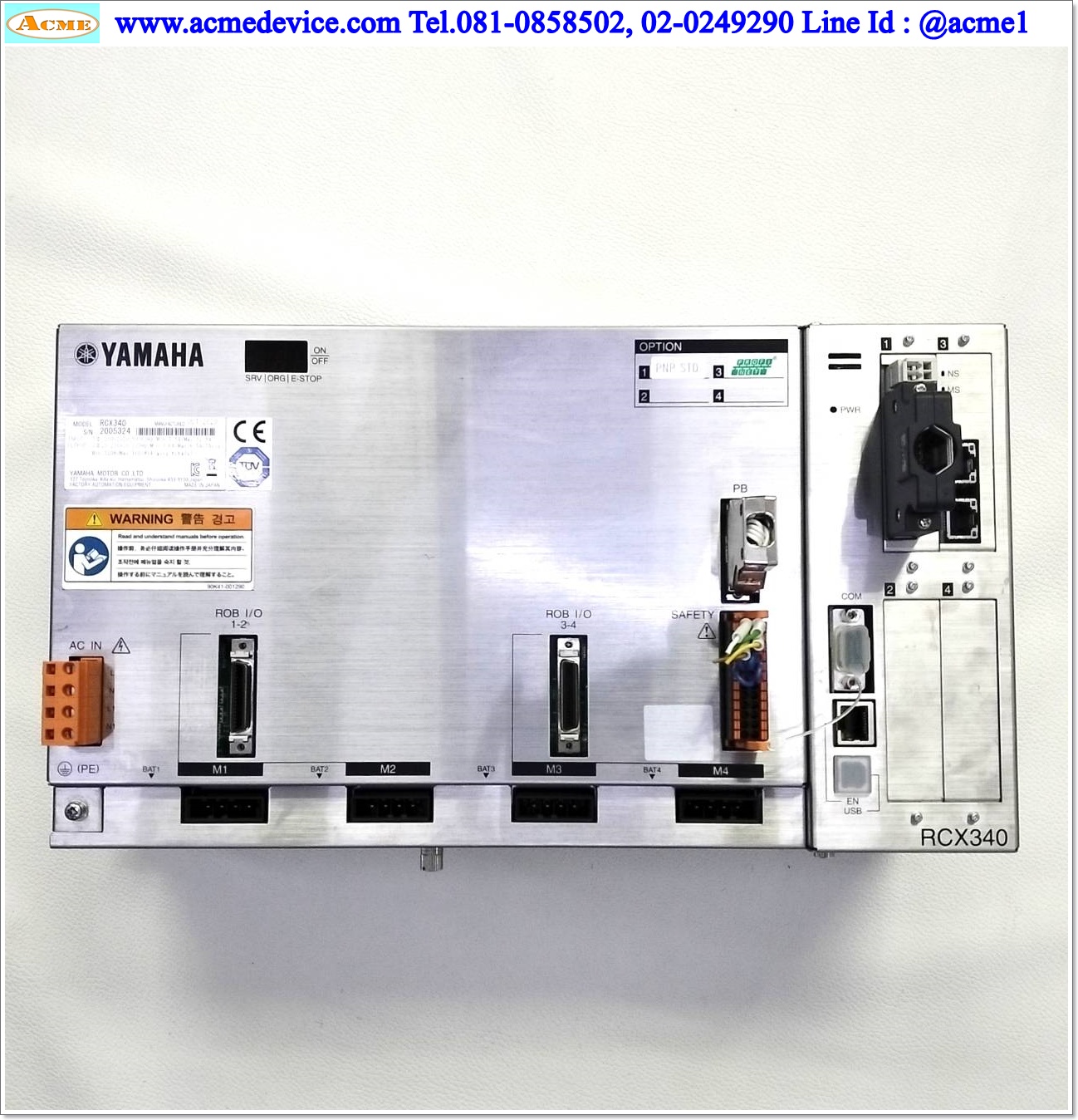 SCARA Robot Yamaha รุ่น YK400XE-4 & Controller RCX340, Arm Length 400 mm., Load 4Kg., 2020
