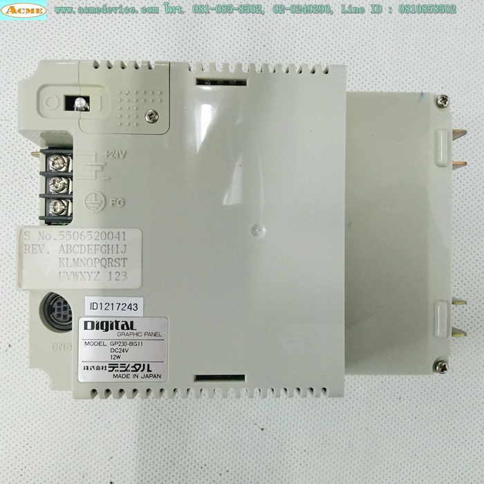 HMI Touch Screen Pro-face รุ่น GP230-BG11, 24V, 4.7 นิ้ว (ขาวดำ)