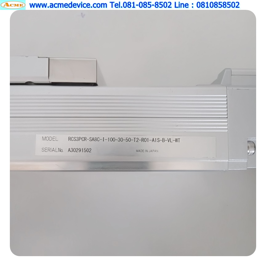 Slider IAI Drive รุ่น SCON-C-100I-NP-2-2-WT & RCS3PCR-SA8C-I-100-30-50-T2-R01-A1S-B-VL-WT, Stroke 50 mm.(สาย 1 m.)