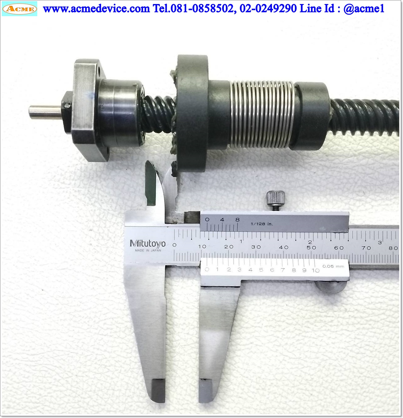 Lead Screw ขนาดเพลา 12 mm. x 730 mm., Stroke 610 mm., Pit 12 mm.