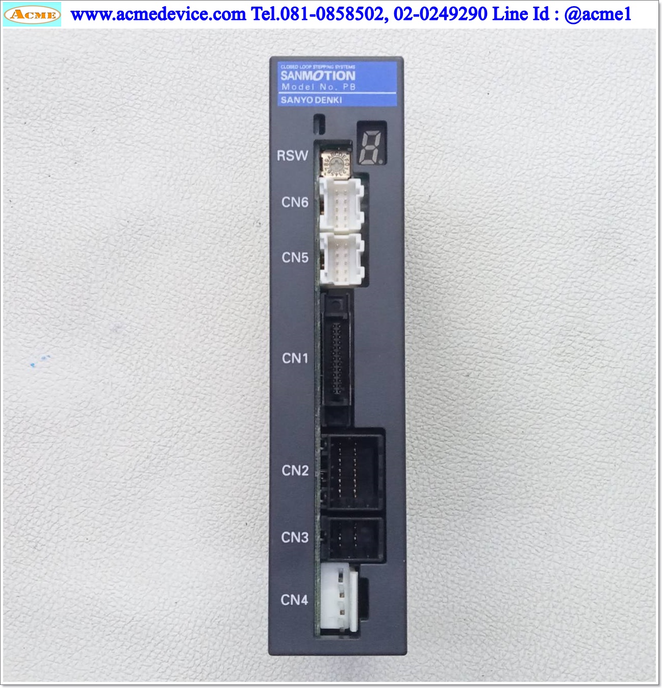 Closed Loop Stepper Sanyo Denki รุ่น PB3D003M200 & Motor PBM423FXE20, พร้อมสาย 3 เมตร