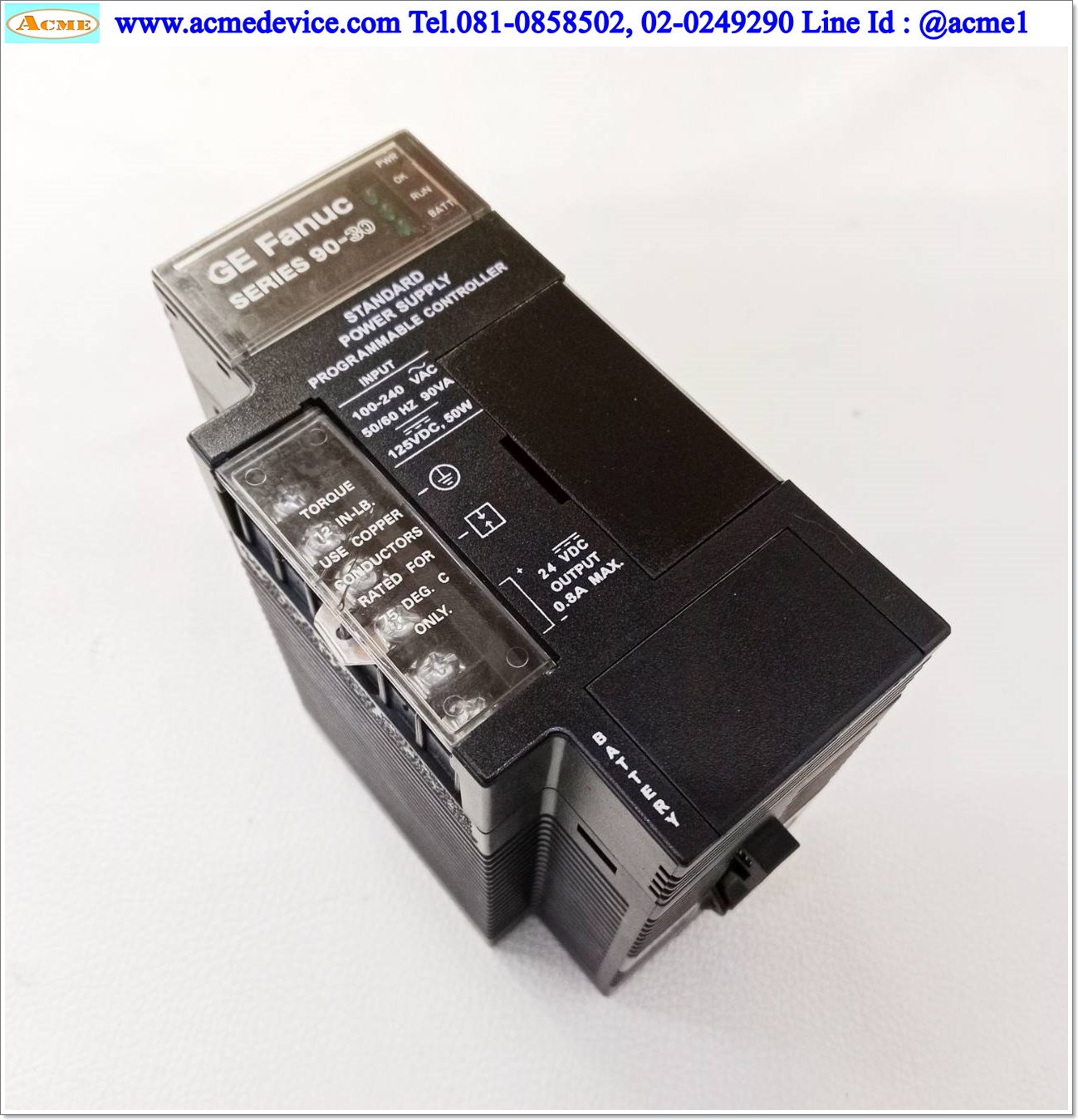 PLC GE FANUC รุ่น IC693PWR321Y, Power Supply Unit
