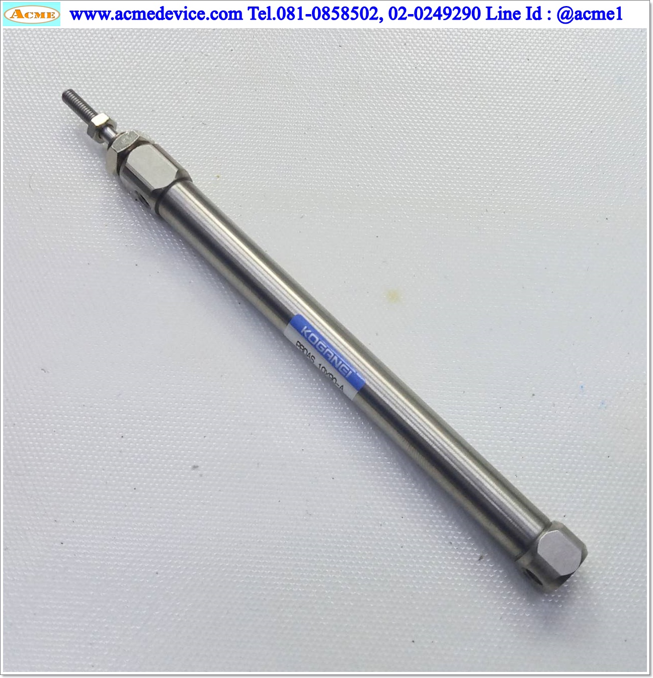 Air Cylinder Koganei รุ่น PBDAS 10X90-A, Bore 10 mm., Stroke 90 mm.