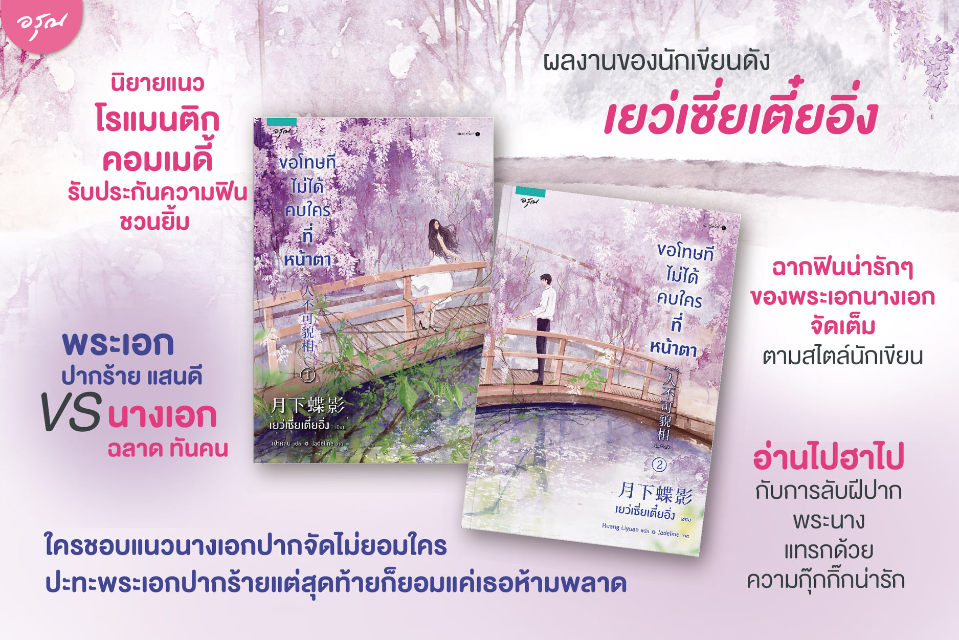 นิยายจีน เรื่อง ขอโทษทีไม่ได้คบใครที่หน้าตา (เล่ม 1-2 จบ) : เย่ว์เซี่ยเตี๋ยอิ่ง : อรุณ