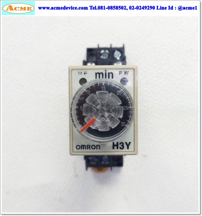 Timer Omron รุ่น H3Y-2 , 24V, 30 Min