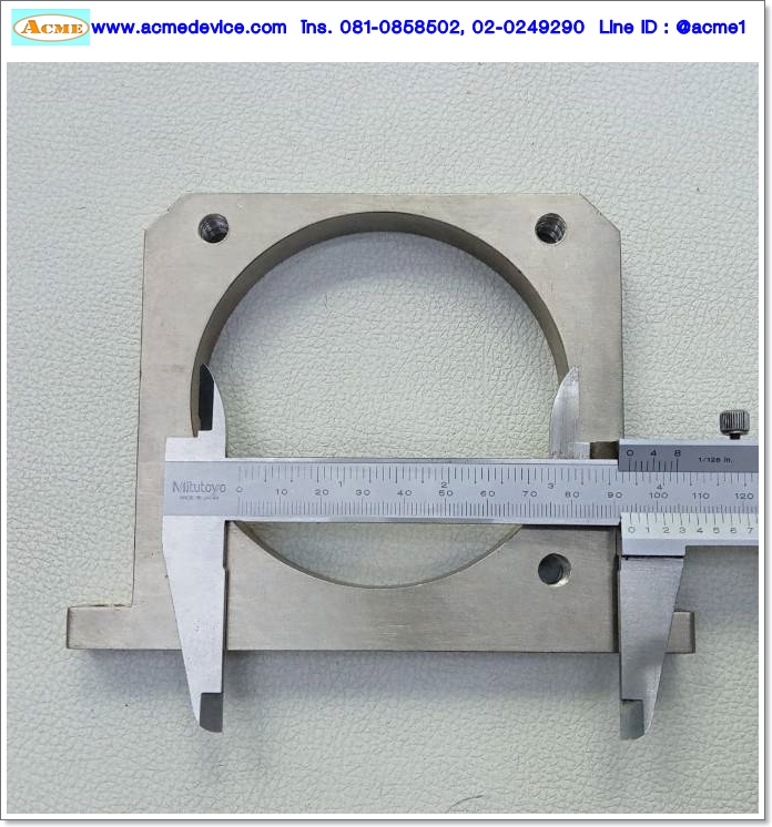 หน้าแปลนมอเตอร์ DIY รุ่น Aluminium, ระยะรูยึด 85 mm, หนา15mm, Dia. 94 mm.