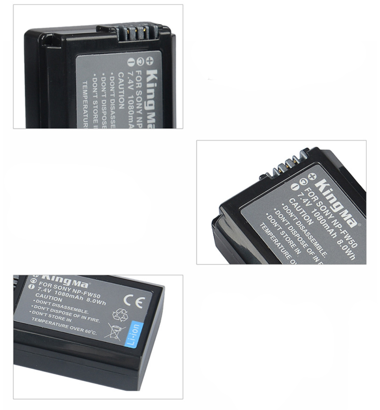 แบตเตอรี่ยี่ห้อKINGMA NP-FW50 สำหรับกล้องSony รุ่น A5000,A5100 A6000