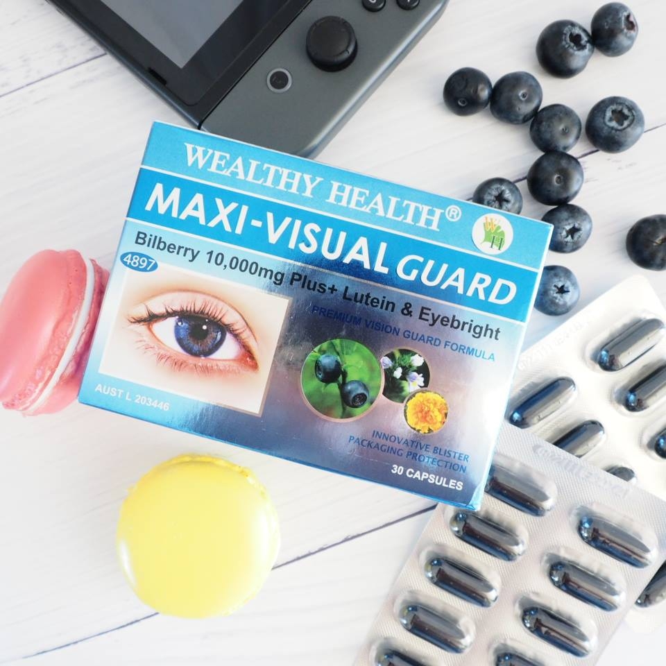 Wealthy Health Maxi-Visual Guard Bilberry 10000 Plus + Lutein & Eyebright บำรุงสายตาคุณภาพสูงจากออสเตรเลีย