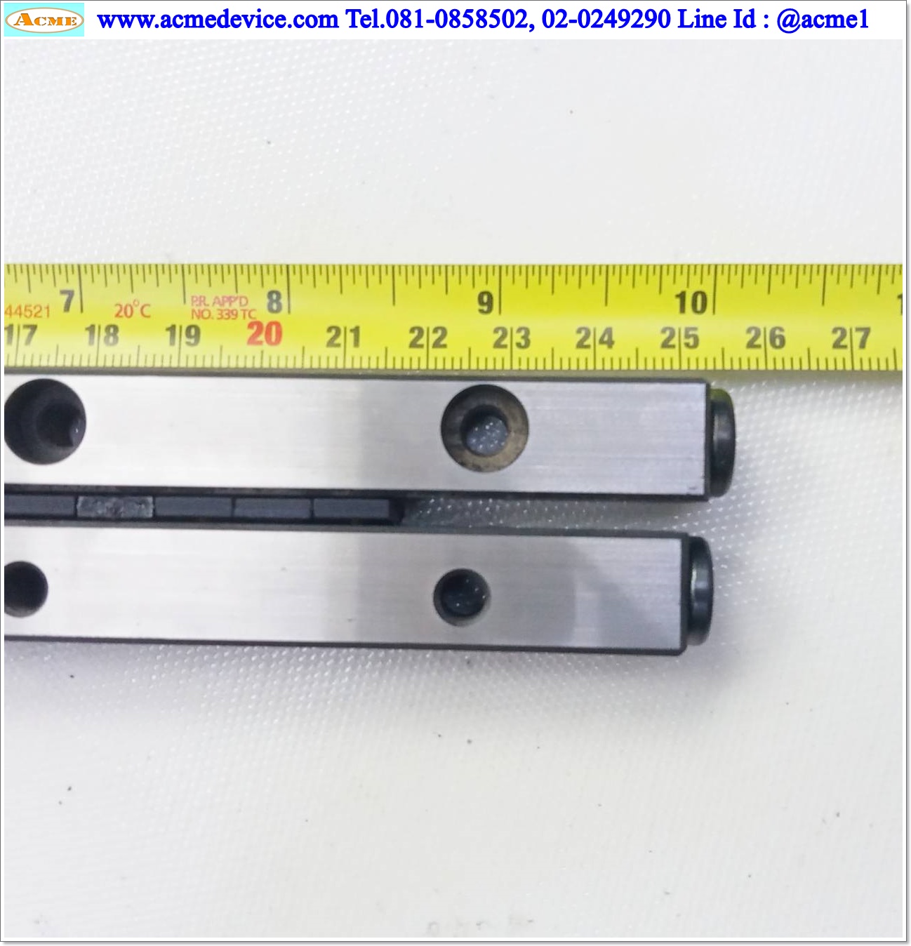 Cross-Roller Guide Schneeberger รุ่น R 6 250, ขนาด 31 x 255, Stroke 160 mm.