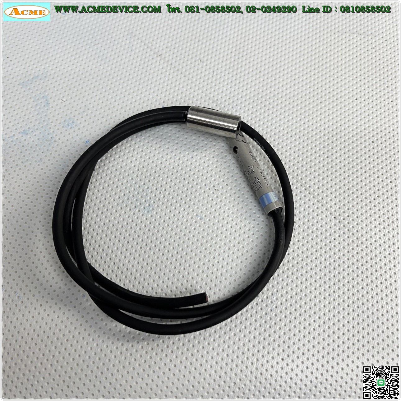 Proximity Keyence รุ่น EM-080, M8, ระยะ 2mm, NO, NPN, Shielded, Inductive]