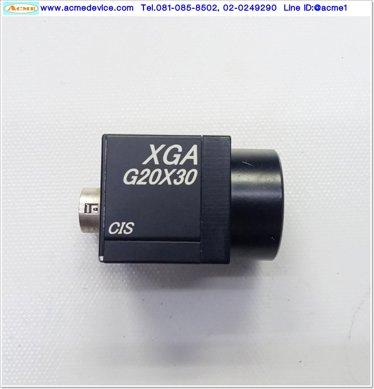 Camera CIS รุ่น VCC-G20X30 + XGA G20X30, 12Vdc, 2.2W (monochrome)