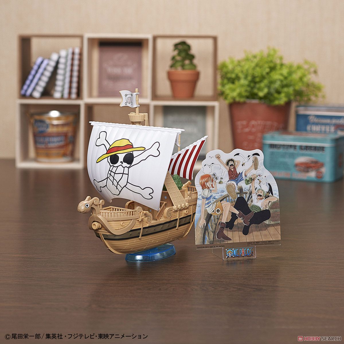 BANDAI ANIME GRAND SHIP COLLECTION GOING MERRY MEMORIAL COLOR VERSION โมเดล การ์ตูน อนิเมะ