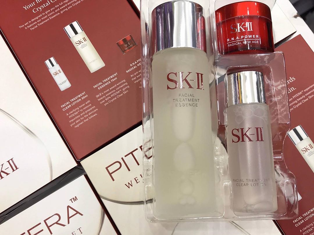 เซ็ทบำรุงผิวเอสเคทู SK-II Set Facital Treatment Essence 75ml + Clear Lotion 30ml + RNA Cream 15ml