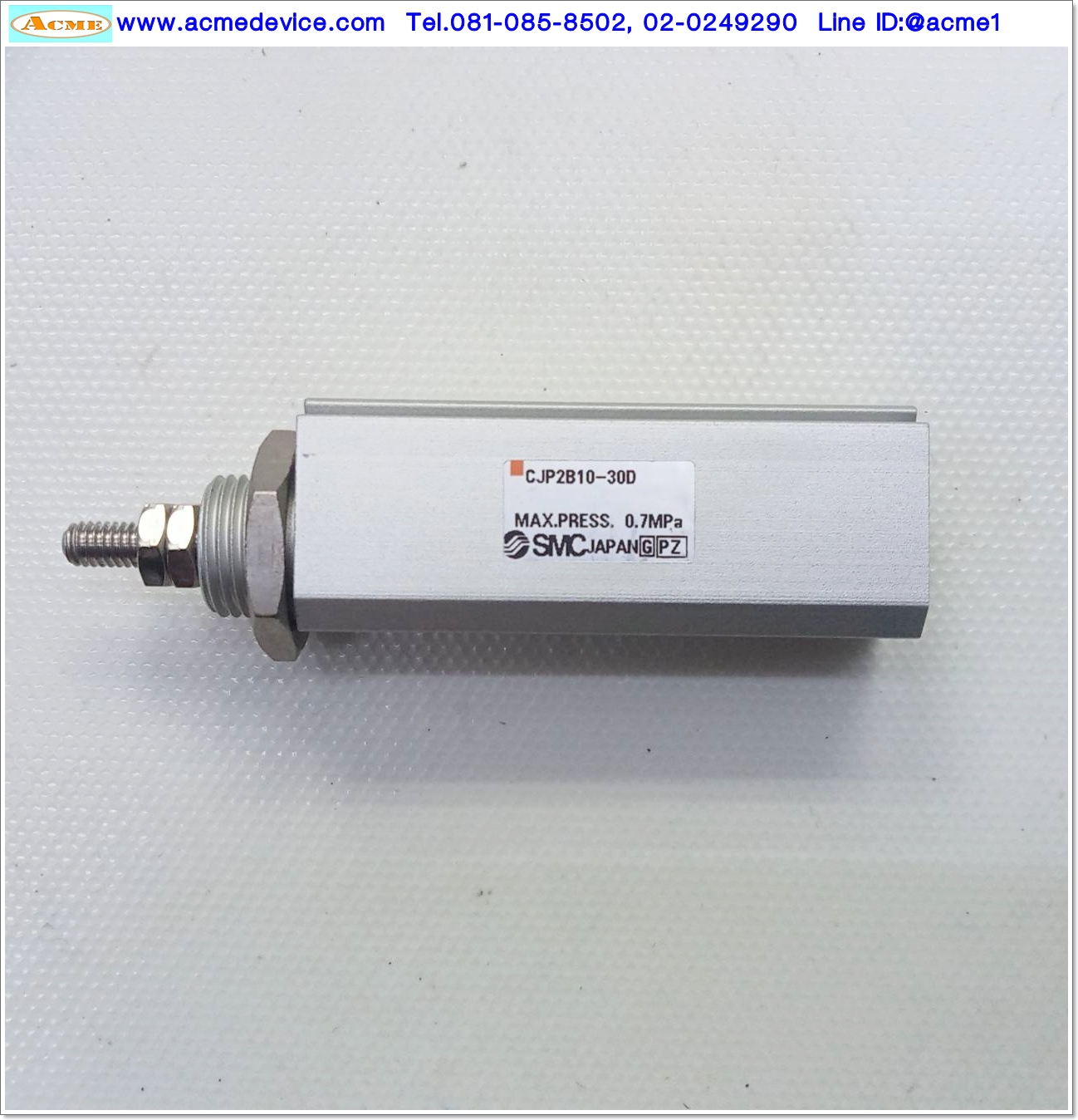 Air Cylinder SMC รุ่น CJP2B10-30D, Bore 10 mm, Stroke 30 mm