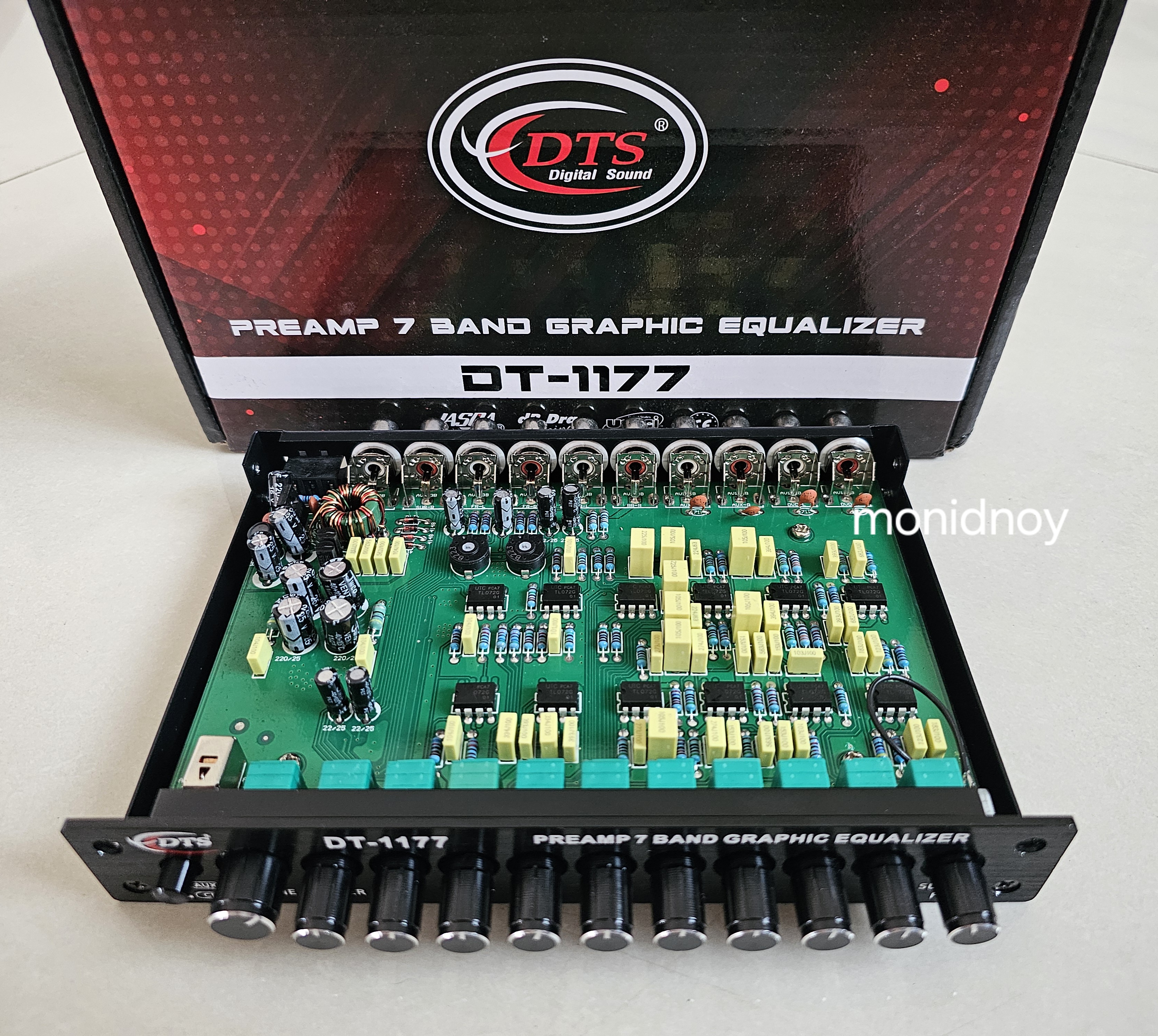 NEW ปรี 7แบรน DTS รุ่น DT-1177 เกรดอะไหร่เกรดเอ เสียงดีมีคุณภาพ
