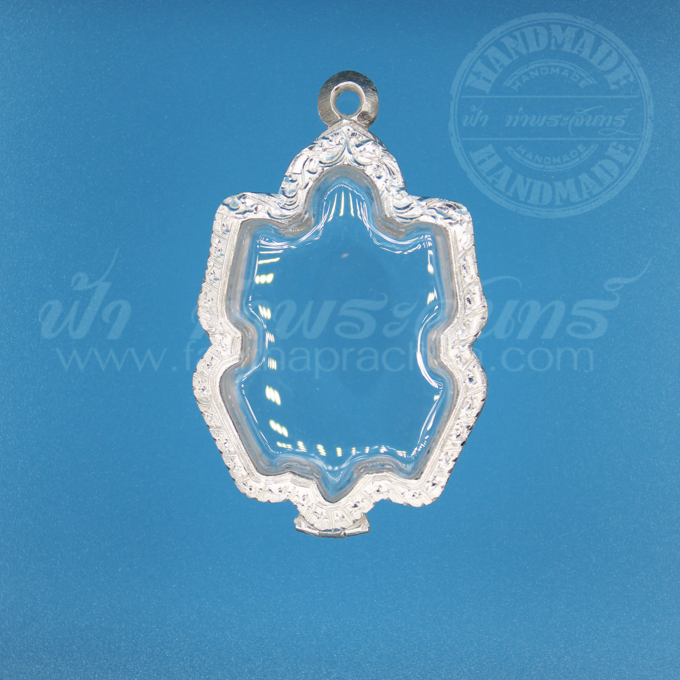 ตลับเต่าพุทธคุณ เงินแกะลาย 92.5%