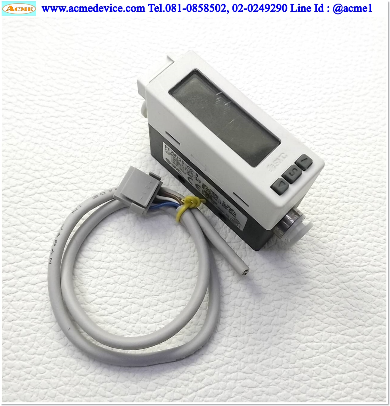 Flow switch SMC รุ่น PF2M725-C6-B, 0.3 to 25l/min, PNP