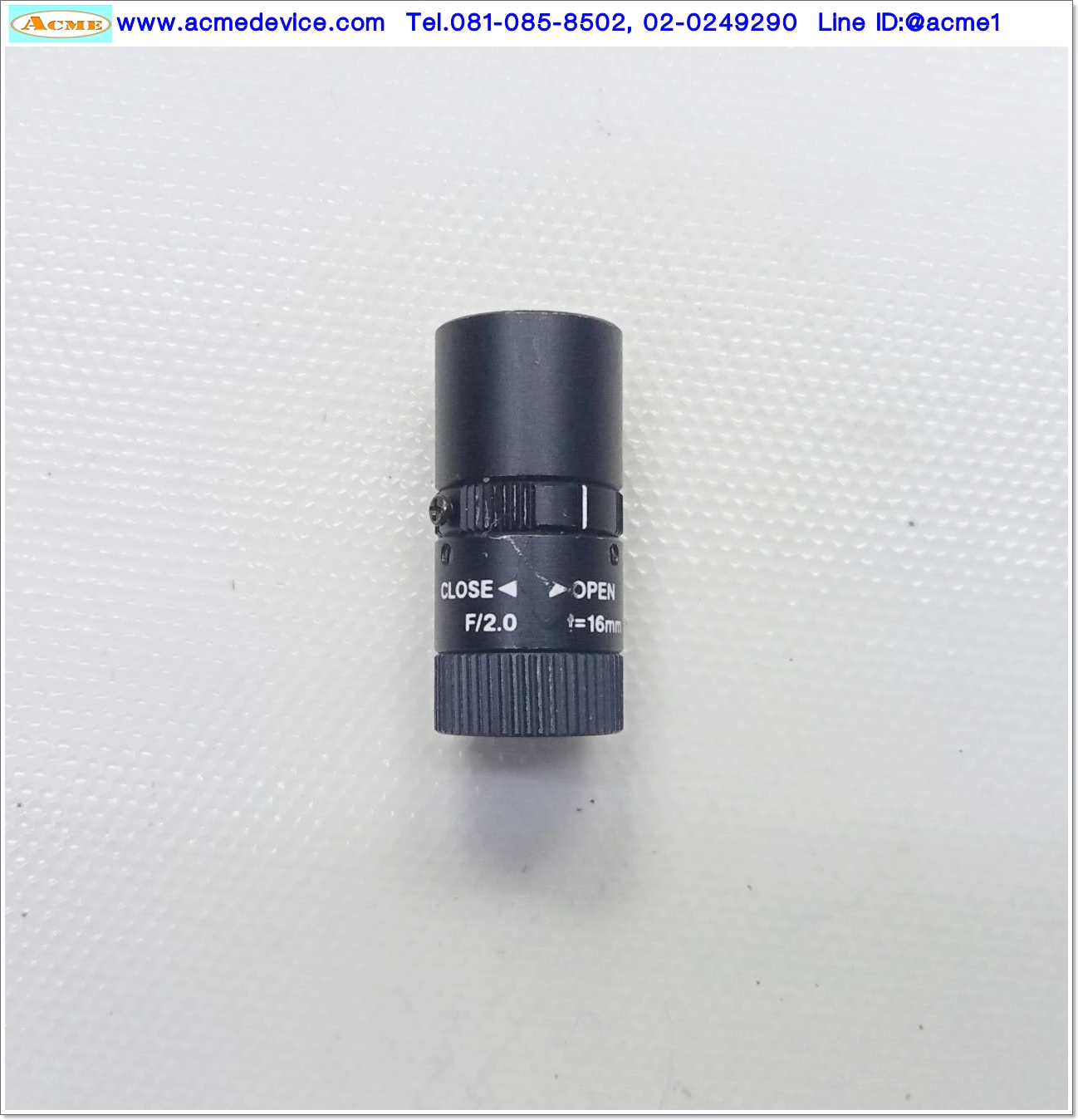 Lens keyence รุ่น CA-LS16, F2.0/16mm. (สำหรับกล้องขนาดเล็ก)