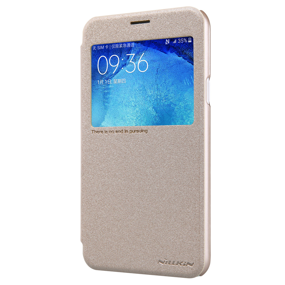 เคสฝาพับ ซัมซุง J7 nillkin แท้ สีทอง