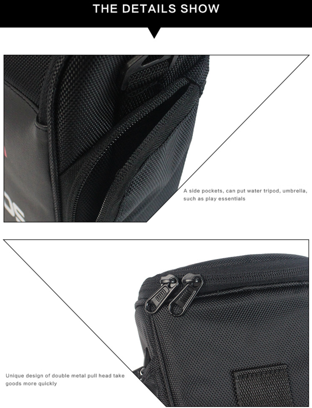 กระเป๋ากล้องทรงสามเหลี่ยมราคาถูก สำหรับกล้องDSLR Canon Nikon Sony