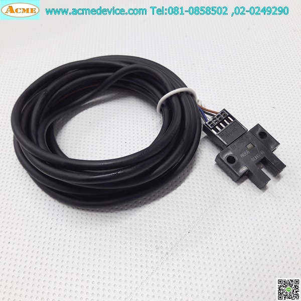 Photoelectric Omron รุ่น EE-SX470, ระยะ 5mm, NPN, Light-ON