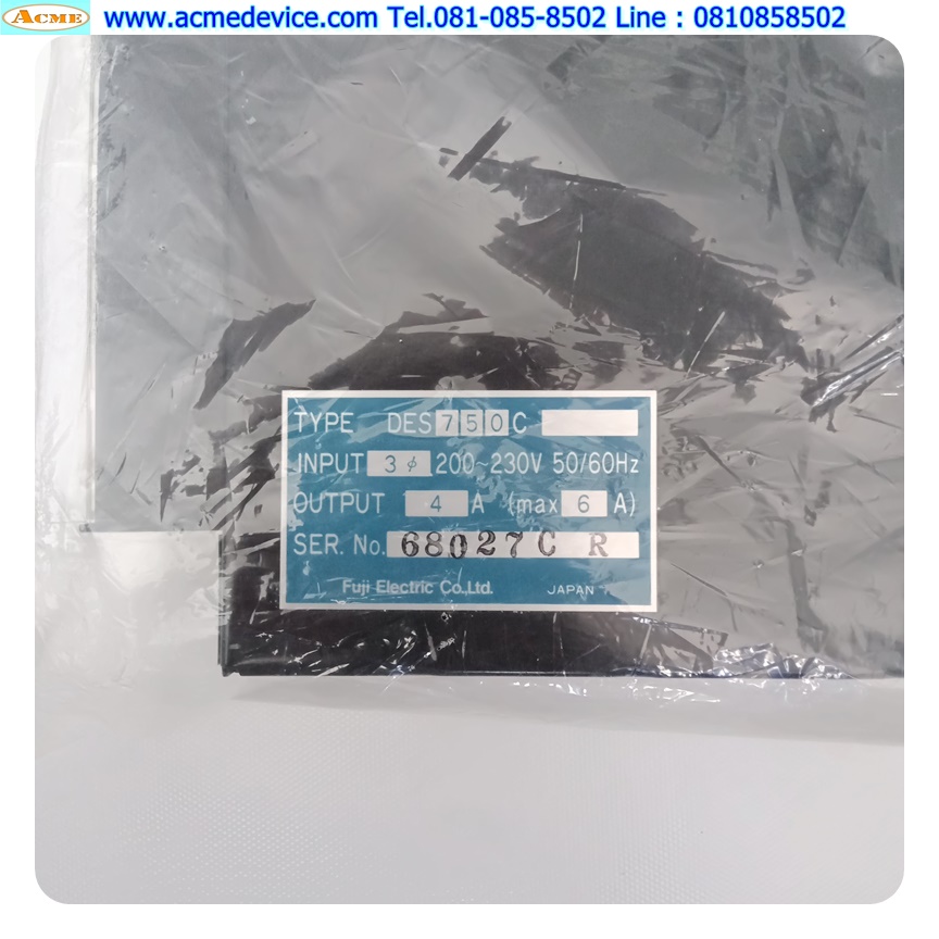 Servo Drive Fuji รุ่น DES750C, 750w