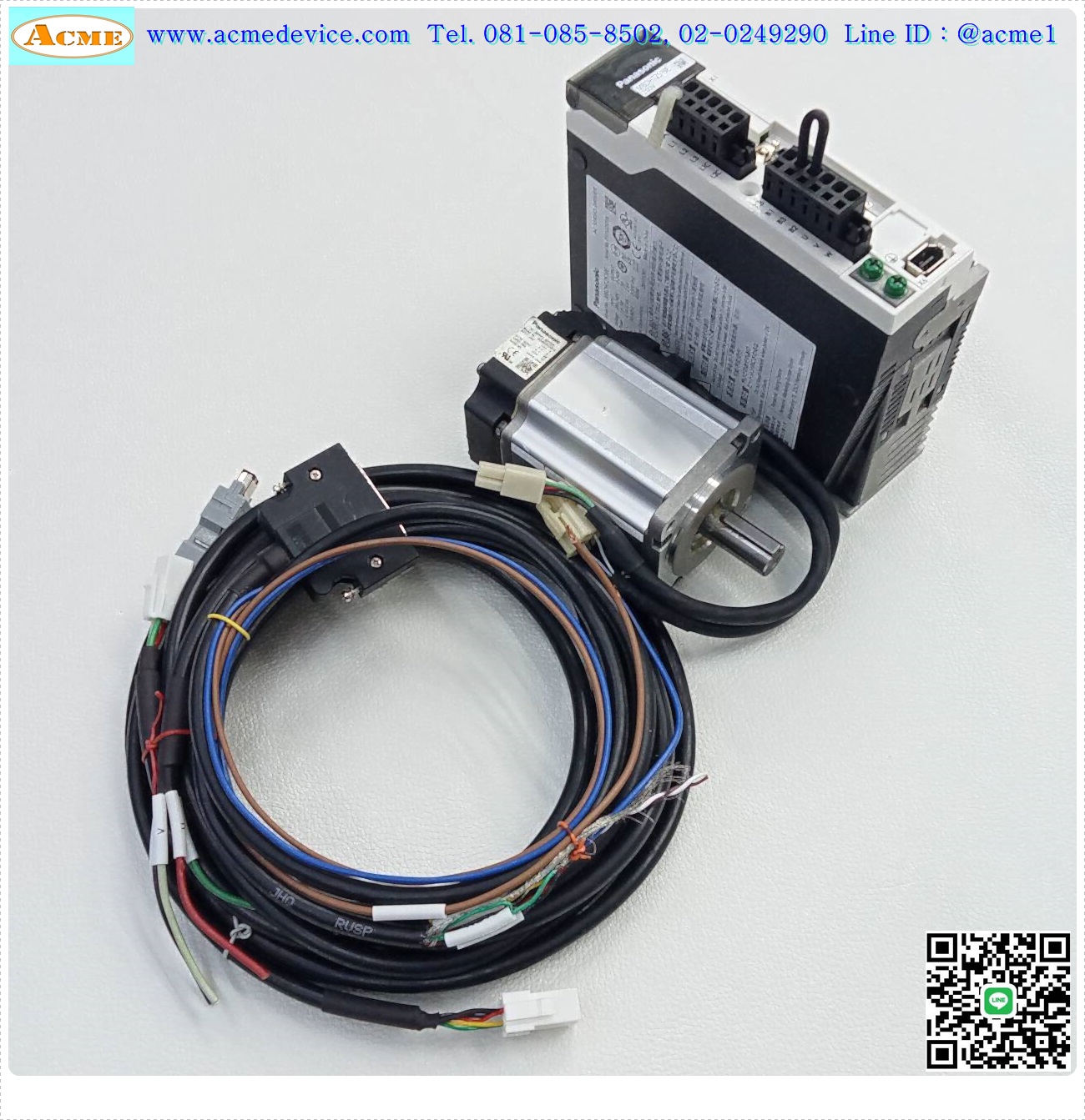 Servo Drive Panasonic รุ่น MBDHT2510E & Motor MSMD042G1S, 400W