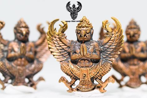 พญาครุฑ4กร. หลวงพ่อสวัสดิ์ วัดศาลาปูน อยุธยา เนื้อชนวน