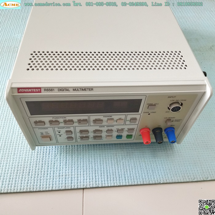 Multimeter ADVANTEST รุ่น R6561, 110V