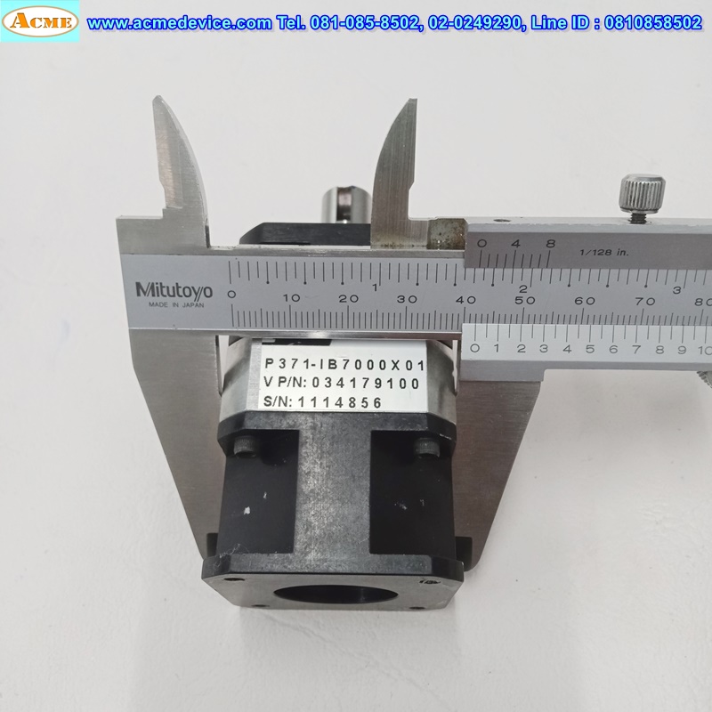 Gear Head Faber รุ่น P371-IB7000X01, Ratio 10:1 (เพลาเข้า 5 mm., ออก 12 mm.), for Stepping □ 42x42 ∅ 22