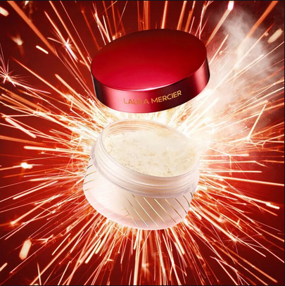 แป้งฝุ่นลอร่า Laura Mercier Loose Setting Powder Translucent 29g + Puff Lunar Set แพ็คคู่