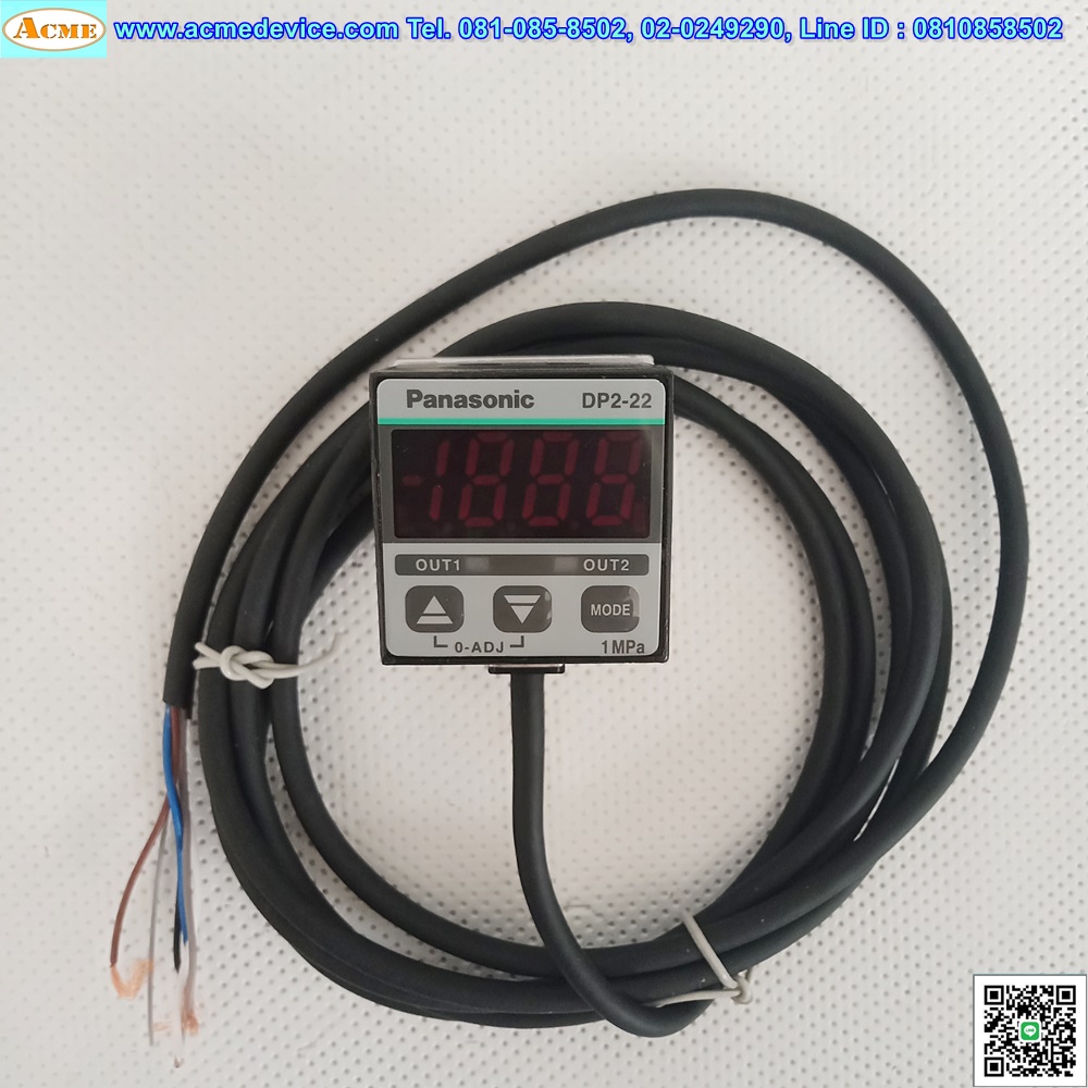Pressure SUNX รุ่น DP2-22, 0 to 1MPa, NPN, Analog out 1-5V