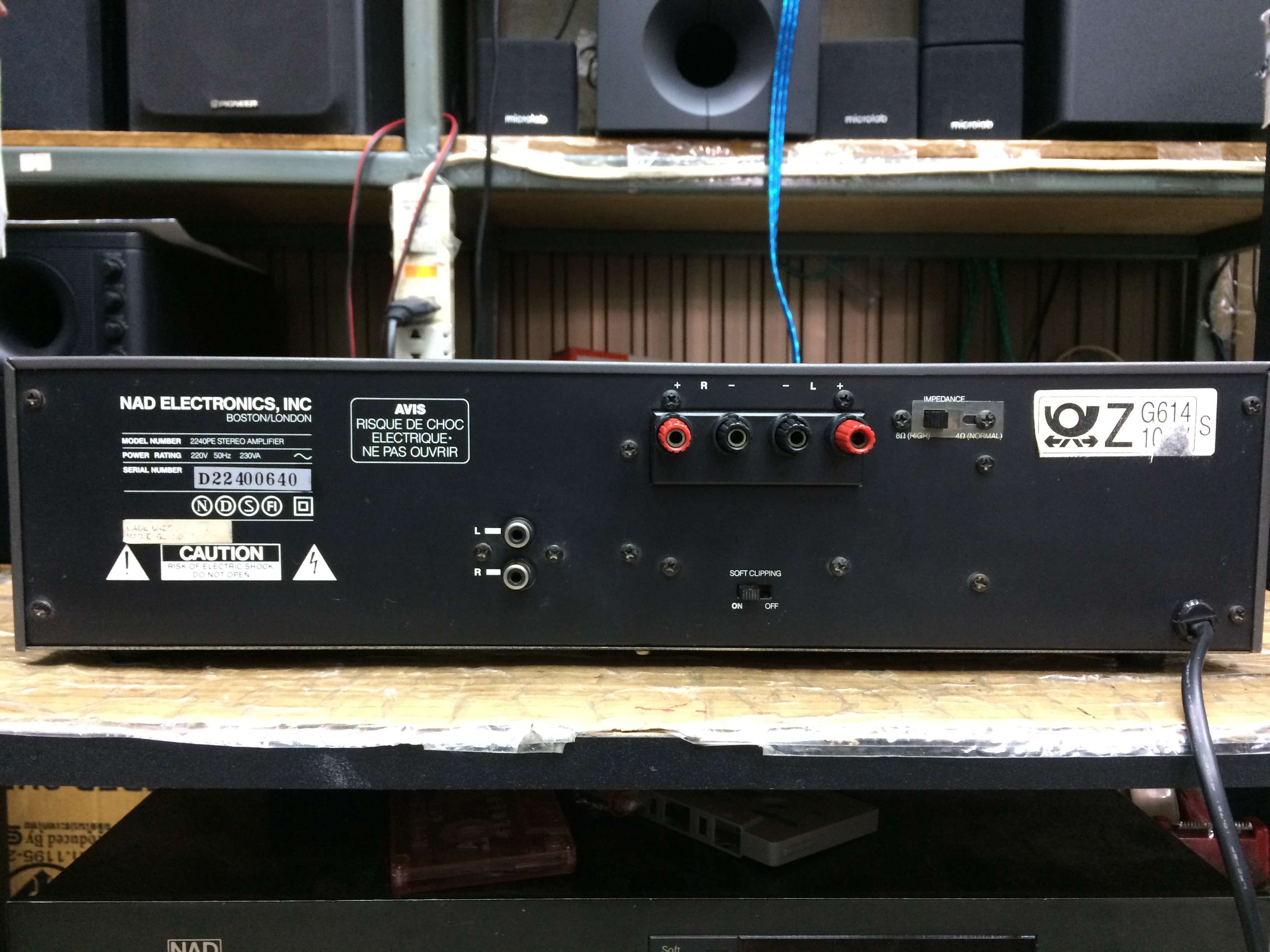 NAD 2240PE Stereo Power Amplifier