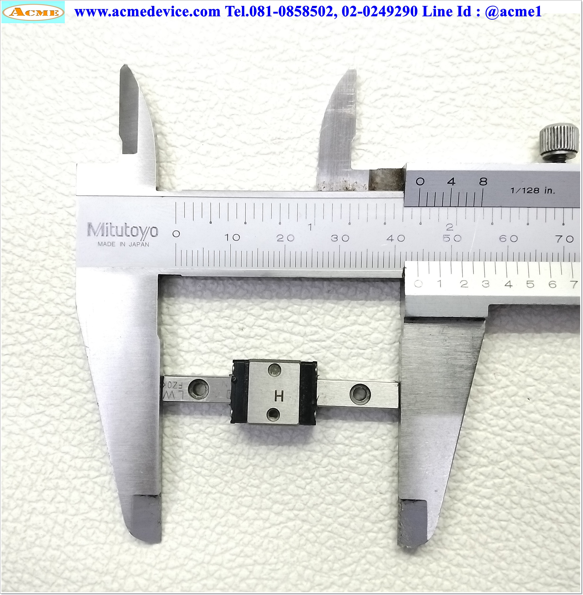 Linear Block and Rail IKO รุ่น H, รางสไลด์ขนาด 5 mm. x 44 mm.