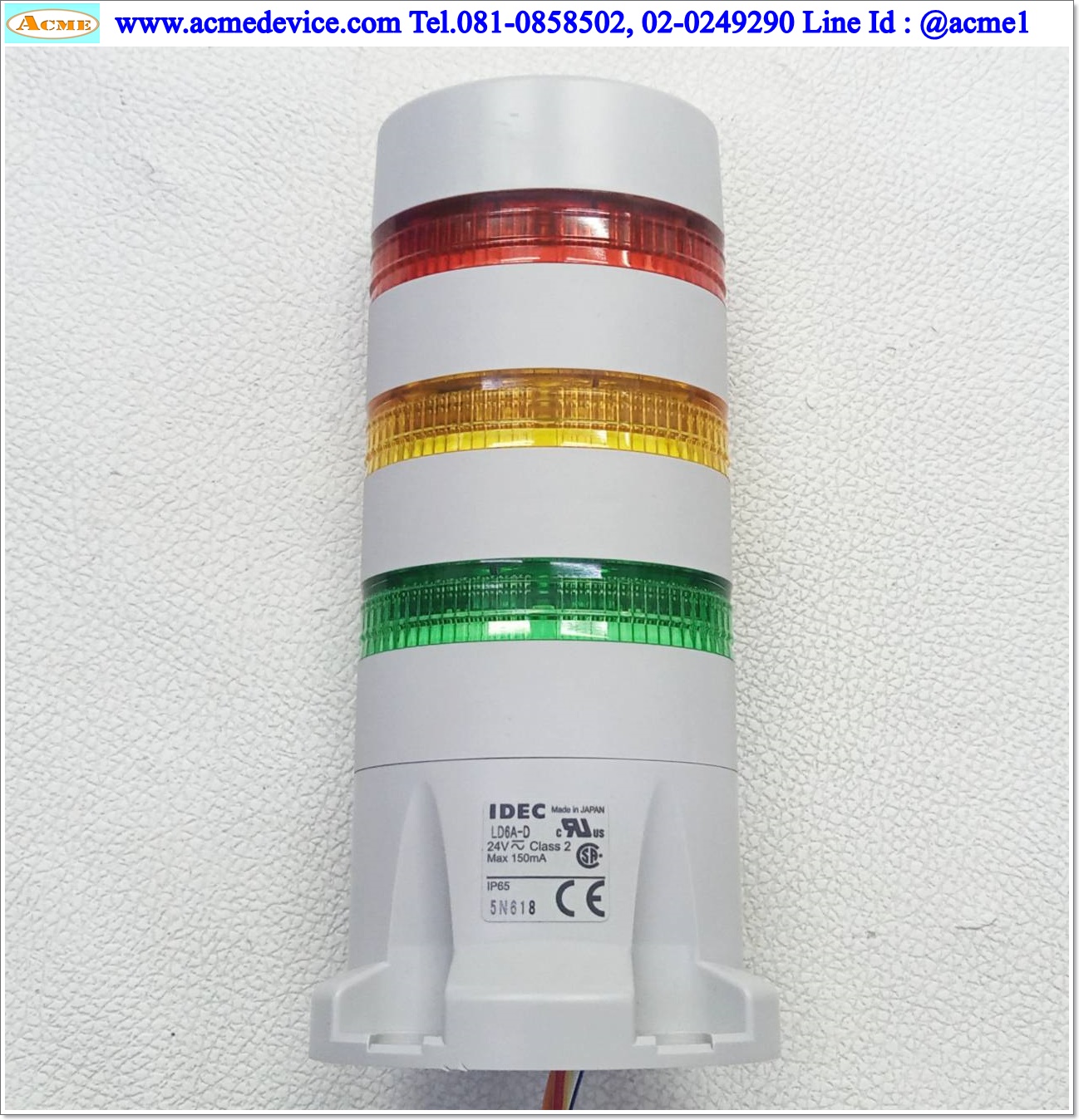 Tower Light Idec รุ่น LD6A-D, 24V AC/DC