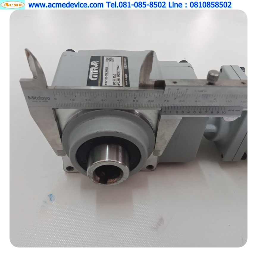 Gear Head GTR-AR รุ่น AFCZ18S-20L200S2, Ratio : 20:1 (เพลาเข้า 14 mm., ออก 18 mm.), for 200w 400w