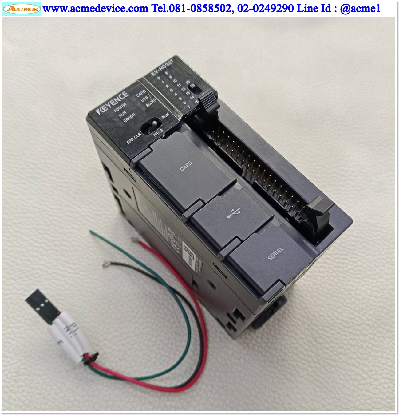 PLC Keyence รุ่น KV-NC32T, CPU Module - แอคมี่ ดีไวซ์ มือสองราคา 